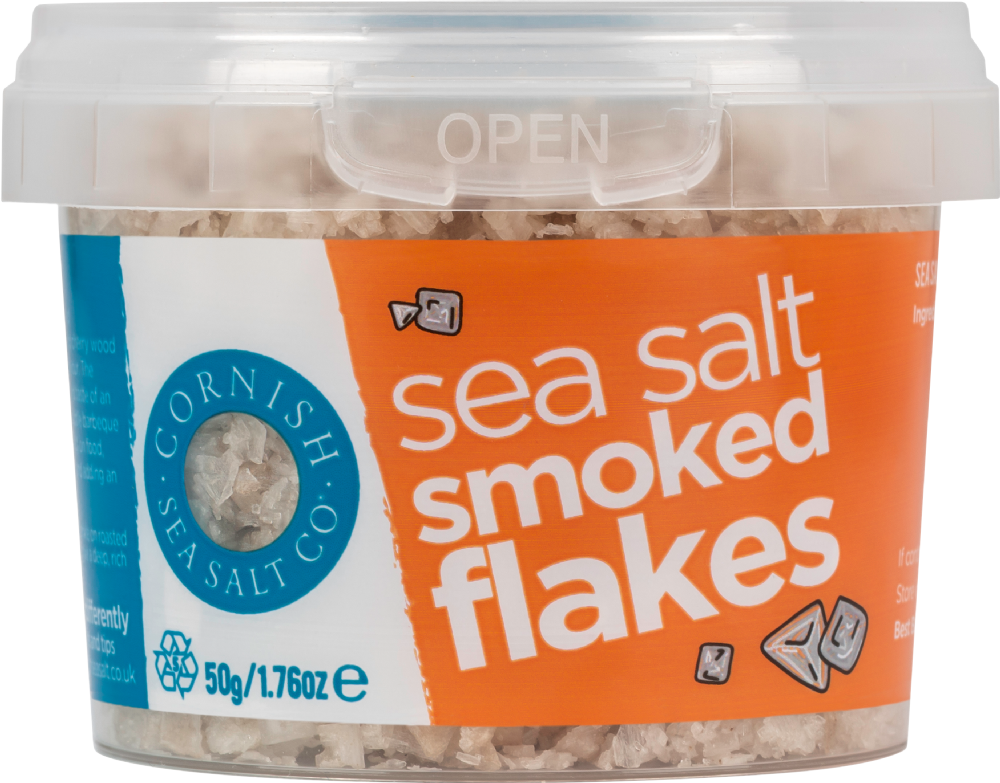 CORNISH SEA SALT CO. Smoked Sea Salt Flakes 50g