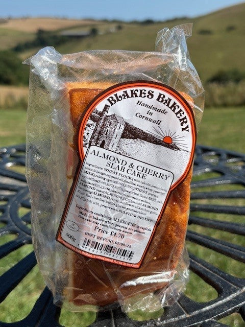 Blakes almond & cherry slab cake 500g