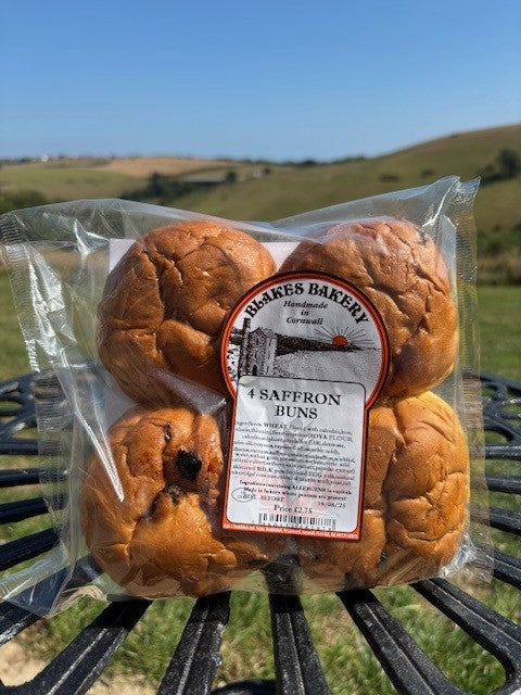 Saffron buns 4 pack