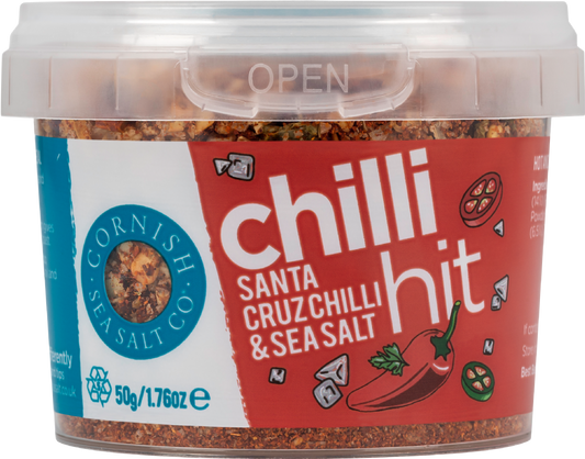 CORNISH SEA SALT CO. Chilli Hit - Santa Cruz Chilli & Sea Salt 50g