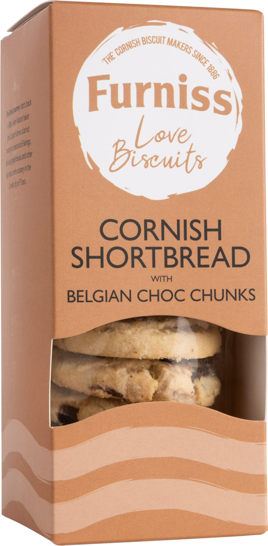 FURNISS Cornish Shortbread with Belgian Choc Chunks 200g