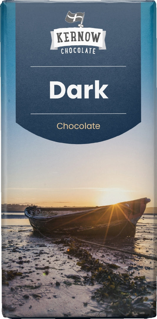 KERNOW CHOCOLATE Dark Chocolate Bar 100g