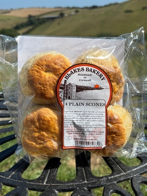 Blakes 4 pack plain scones